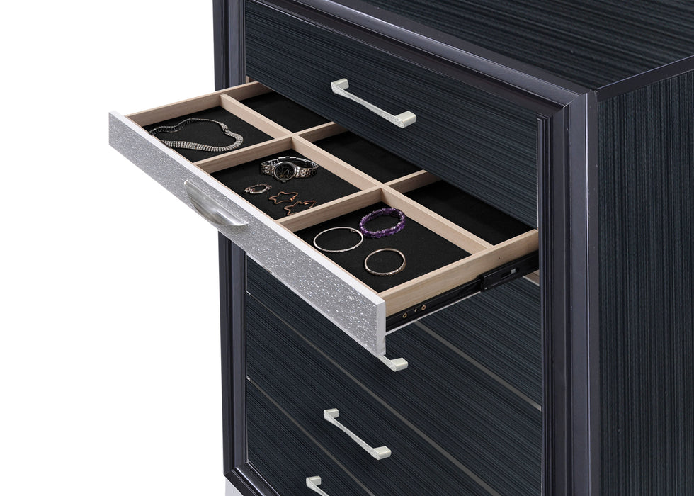 Naima Black Chest - Furniture Stars (Chicago, IL)