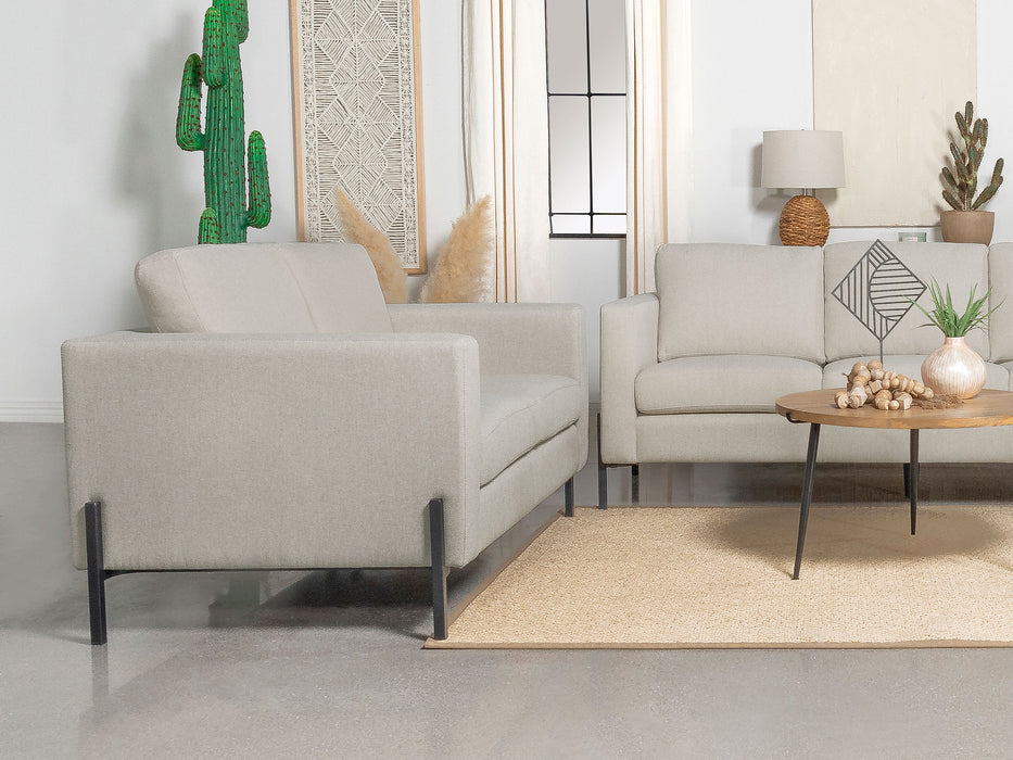 Tilly Upholstered Track Arms Loveseat - Furniture Stars (Chicago, IL)