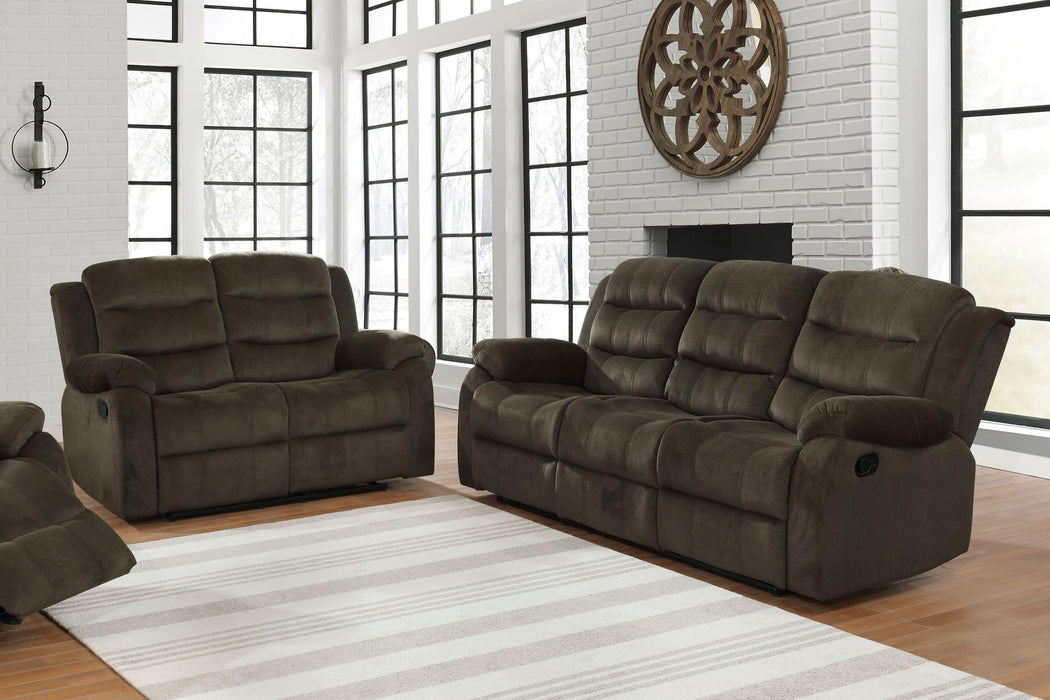 Rodman Upholstered Tufted Living Room Set Olive Brown - Furniture Stars (Chicago, IL)
