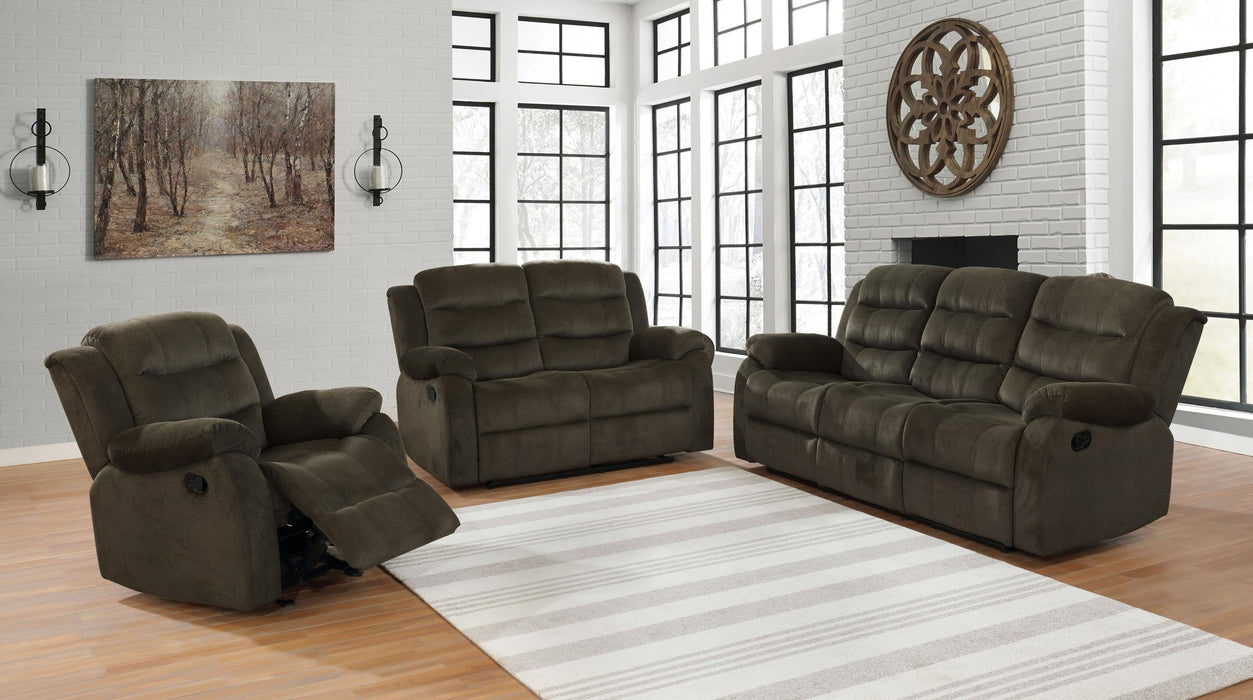 Rodman Upholstered Tufted Living Room Set Olive Brown - Furniture Stars (Chicago, IL)