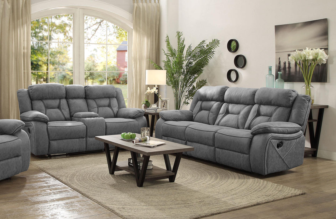 Higgins Upholstered Tufted Living Room Set - Furniture Stars (Chicago, IL)