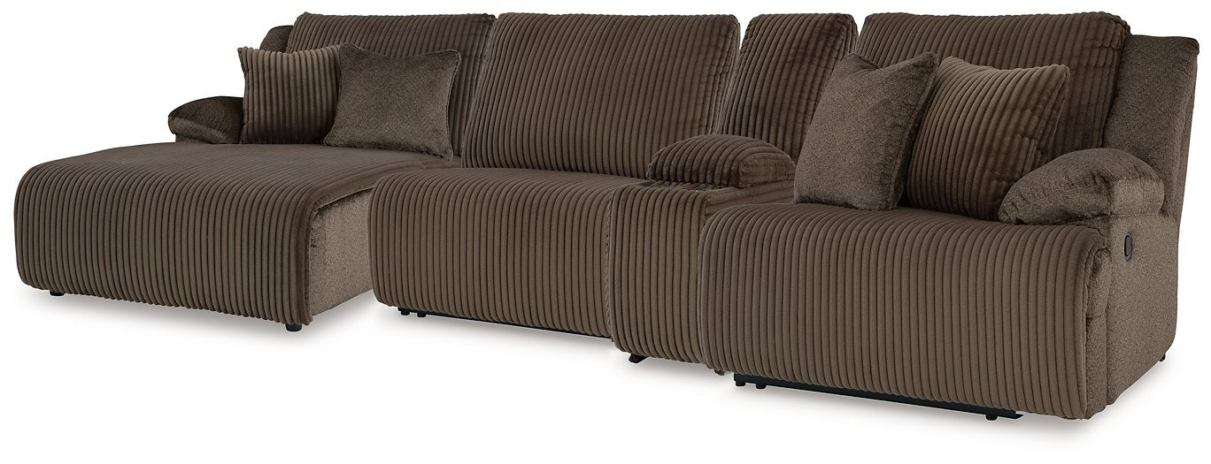 Top Tier Reclining Sectional with Chaise - Furniture Stars (Chicago, IL)