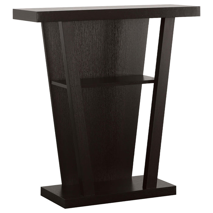 Evanna 2-shelf Console Table Cappuccino - Furniture Stars (Chicago, IL)