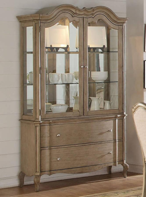 Acme Chelmsford Hutch and Buffet in Antique Taupe 66054 - Furniture Stars (Chicago, IL)