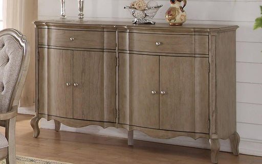 Acme Chelmsford Server in Antique Taupe 66056 - Furniture Stars (Chicago, IL)