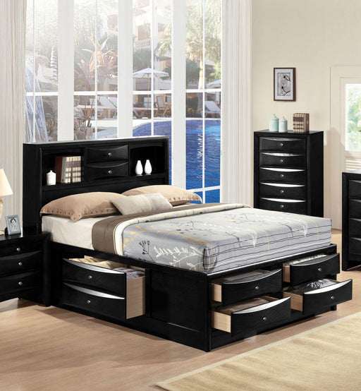 Acme Ireland King Storage Bed in Black 21606EK - Furniture Stars (Chicago, IL)