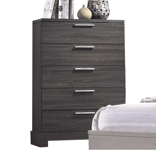 Lantha Gray Oak Chest - Furniture Stars (Chicago, IL)