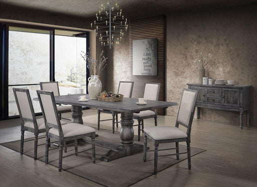 Leventis Weathered Gray Dining Table - Furniture Stars (Chicago, IL)