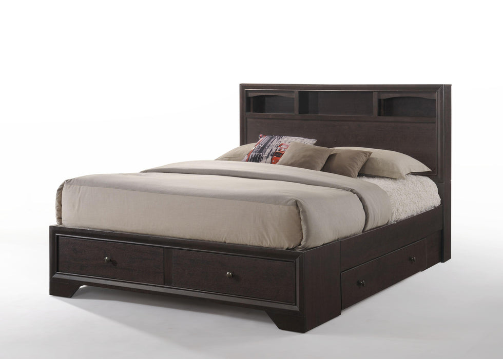 Madison II Espresso Queen Bed - Furniture Stars (Chicago, IL)