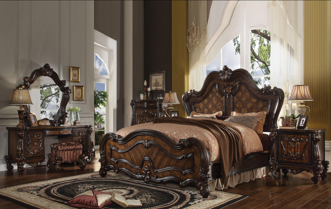 Versailles Cherry Oak Eastern King Bed - Furniture Stars (Chicago, IL)