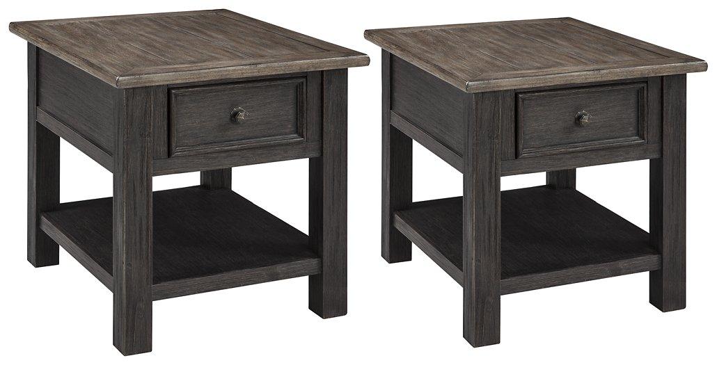 Tyler Creek End Table Set - Furniture Stars (Chicago, IL)