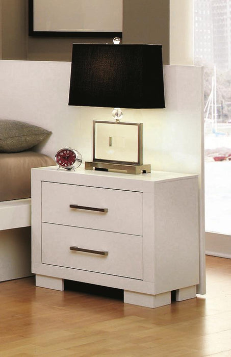 Jessica Nightstand Panels White (Set of 2) - Furniture Stars (Chicago, IL)