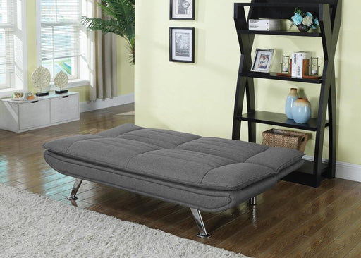 Julian Upholstered Sofa Bed with Pillow-top Seating Grey - Furniture Stars (Chicago, IL)