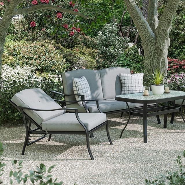 Adele 5 Pc. Conversation Set w/ Adjustable Chairs - Furniture Stars (Chicago, IL)