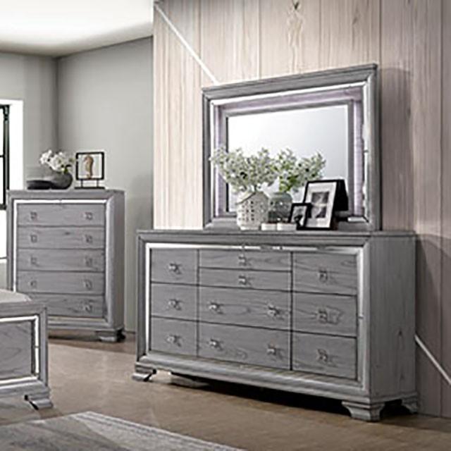 Alanis Light Gray Dresser - Furniture Stars (Chicago, IL)