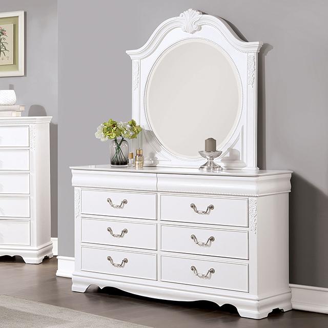 ALECIA Dresser, White - Furniture Stars (Chicago, IL)