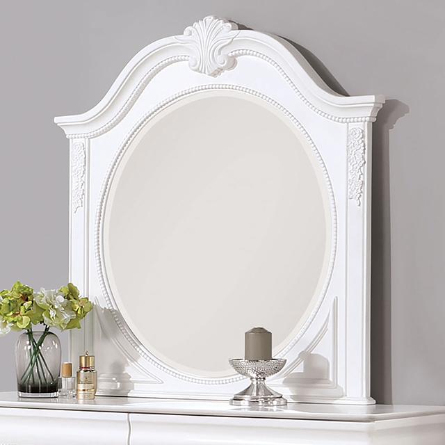 ALECIA Mirror, White - Furniture Stars (Chicago, IL)