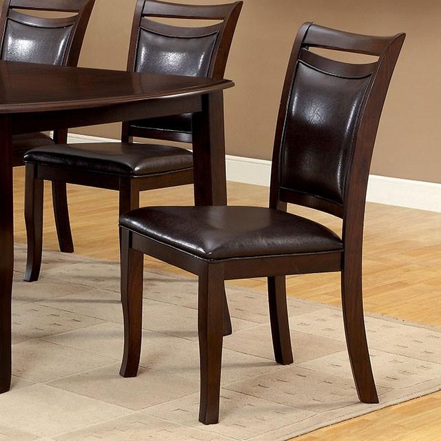 Woodside Dark Cherry/Espresso Side Chair (2/CTN) - Furniture Stars (Chicago, IL)