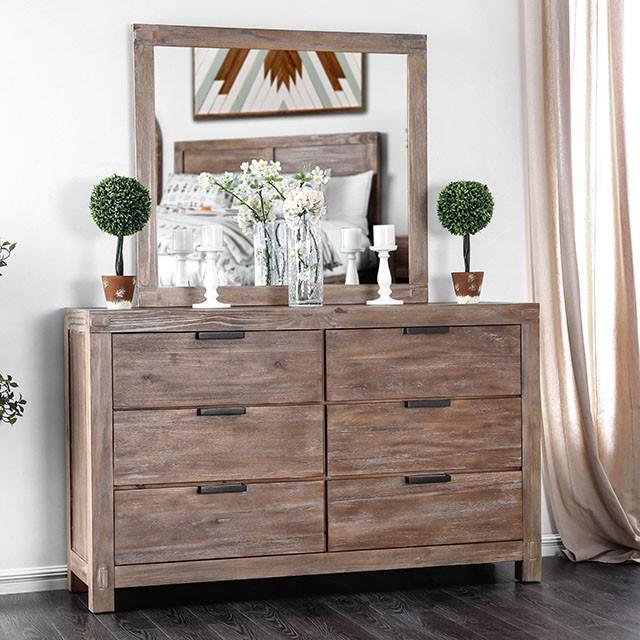 Wynton Weathered Light Oak Dresser - Furniture Stars (Chicago, IL)