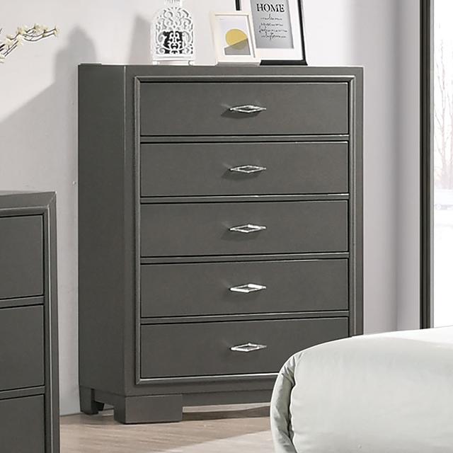 ALISON Chest, Dark Walnut - Furniture Stars (Chicago, IL)