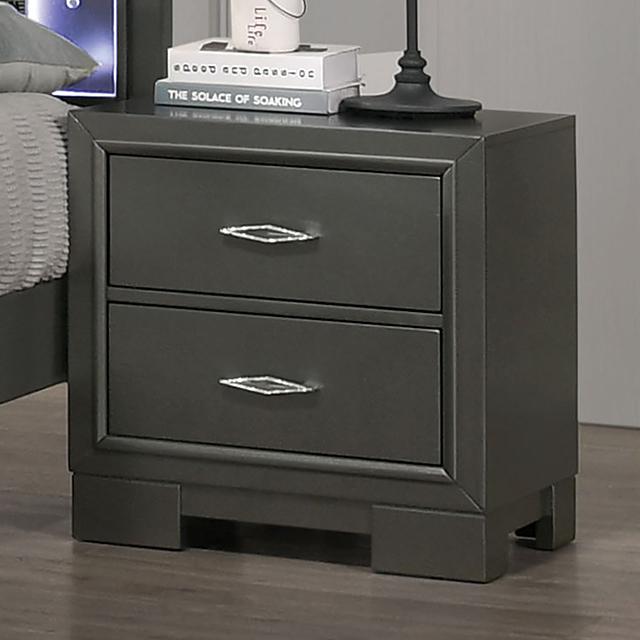 ALISON Night Stand, Dark Walnut - Furniture Stars (Chicago, IL)