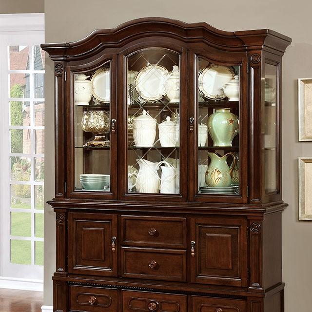 Alpena Brown Cherry Hutch & Buffet - Furniture Stars (Chicago, IL)