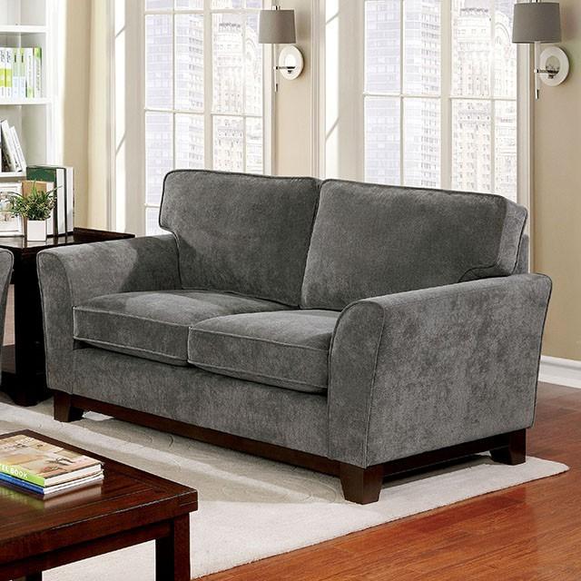Caldicot Gray Love Seat - Furniture Stars (Chicago, IL)