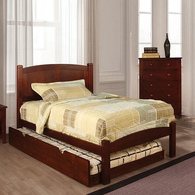 Cara Cherry Twin Bed - Furniture Stars (Chicago, IL)