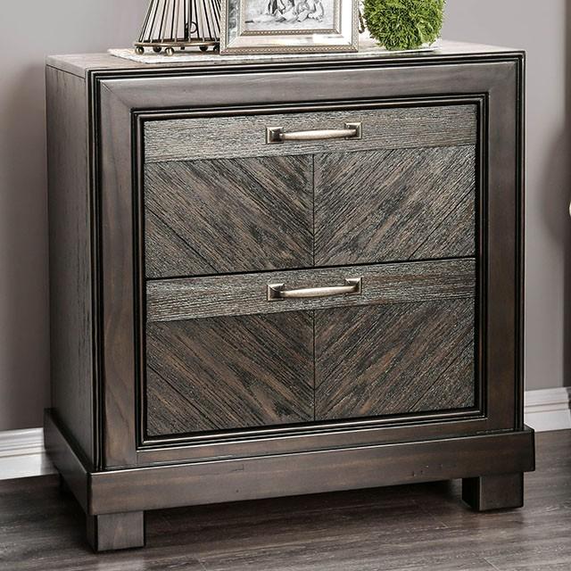 Argyros Espresso Night Stand - Furniture Stars (Chicago, IL)