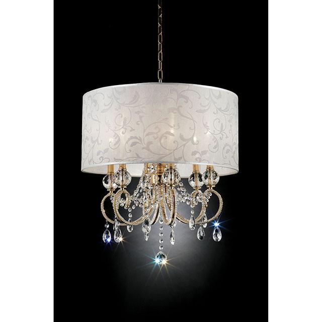 Deborah Gold 24.5"H Gold Ceiling Lamp - Furniture Stars (Chicago, IL)
