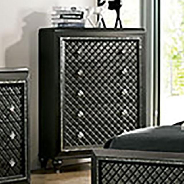 Demetria Metallic Gray Chest - Furniture Stars (Chicago, IL)