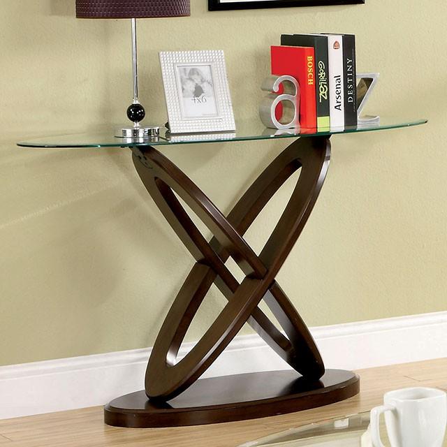 Atwood II Dark Walnut Sofa Table - Furniture Stars (Chicago, IL)