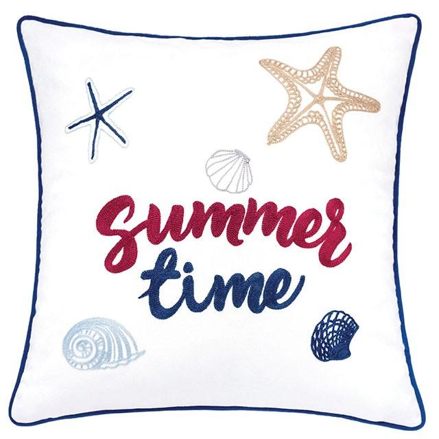 Emmie White 20" X 20" Pillow, Summer Time - Furniture Stars (Chicago, IL)