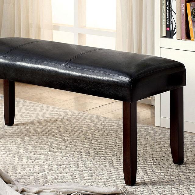 EMMONS I Dark Cherry/Espresso Bench - Furniture Stars (Chicago, IL)