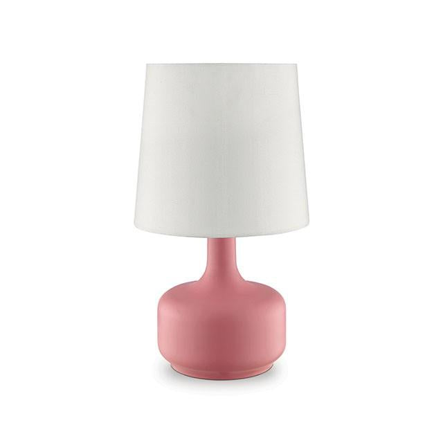 Farah Pink 17"H Matte Pink Table Lamp - Furniture Stars (Chicago, IL)