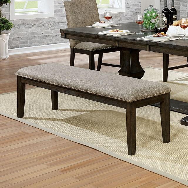 Faulk Espresso Bench - Furniture Stars (Chicago, IL)