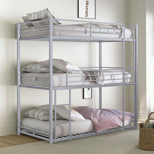 Felgu Triple Twin Metal Bunkbed - Furniture Stars (Chicago, IL)