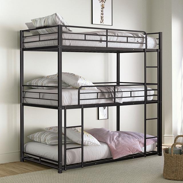 Felgu Triple Twin Metal Bunkbed - Furniture Stars (Chicago, IL)