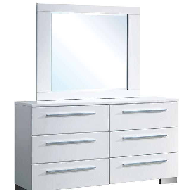 CLEMENTINE Glossy White Dresser - Furniture Stars (Chicago, IL)