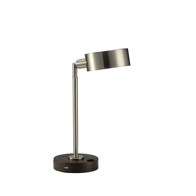 Gail Stain Nickel Table Lamp - Furniture Stars (Chicago, IL)