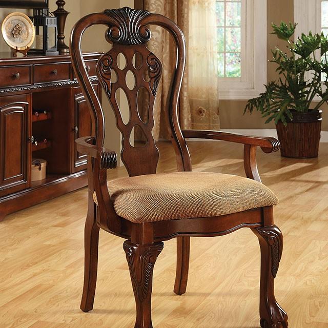 George Town Cherry Arm Chair (2/CTN) - Furniture Stars (Chicago, IL)