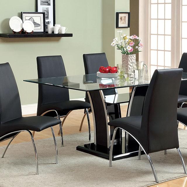 Glenview Black Dining Table - Furniture Stars (Chicago, IL)