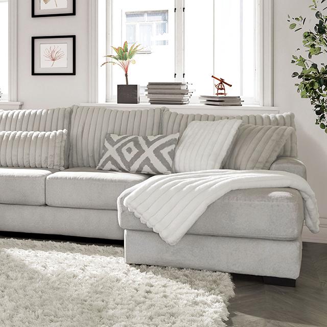 HERMISTON Sectional, Gray - Furniture Stars (Chicago, IL)