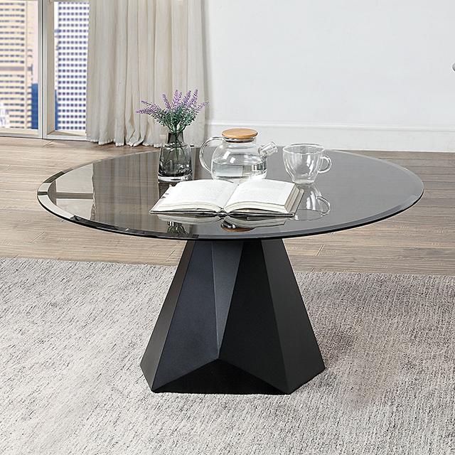 BISHOP Coffee Table, Black/Gray - Furniture Stars (Chicago, IL)