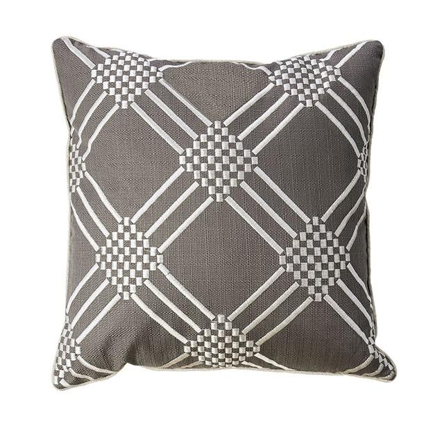 Bess Gun Metal 20" X 20" Pillow, Gunmetal (2/CTN) - Furniture Stars (Chicago, IL)