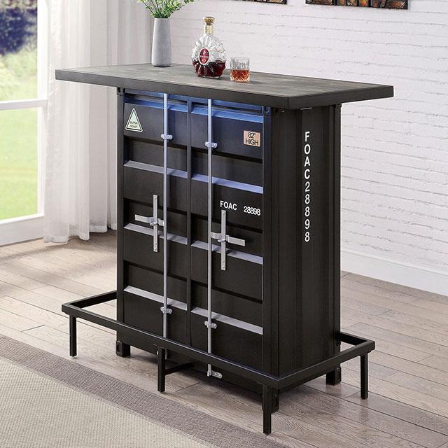 ESDARGO Bar Ht. Table w/ LED Light - Furniture Stars (Chicago, IL)