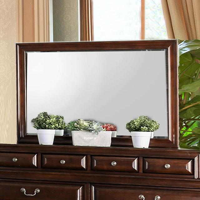 Brandt Brown Cherry Mirror - Furniture Stars (Chicago, IL)