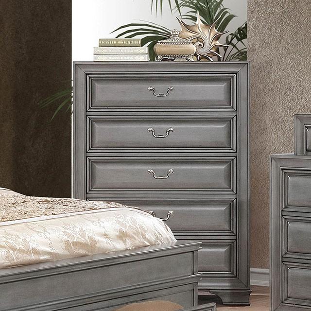 Brandt Gray Chest - Furniture Stars (Chicago, IL)