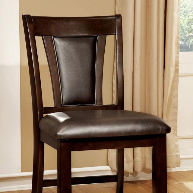 BRENT II Dark Cherry/Espresso Counter Ht. Chair (2/CTN) - Furniture Stars (Chicago, IL)