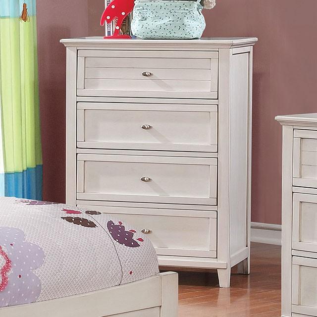 Brogan Antique White Chest - Furniture Stars (Chicago, IL)